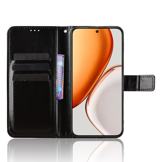 Husă tip portofel Crazy Horse pentru Honor Magic 8 Lite