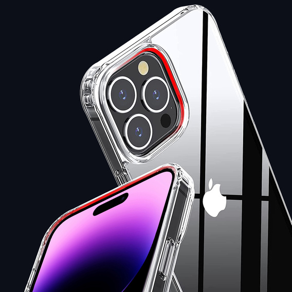 Huse pentru iPhone 14 Pro, Fusion Hybrid, transparentă