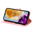 Cu clapetă pentru Samsung Galaxy M15 5G, Mandala, roz