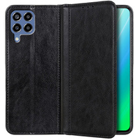 Huse pentru Samsung Galaxy M33 5G, Wallet Litchi Leather, negru