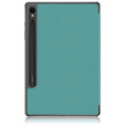 Husă pentru Samsung Galaxy Tab S9, Smartcase cu spațiu pentru stylus, verde