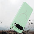 Manșon din silicon pentru Google Pixel 10 Pro XL, pentru MagSafe, verde