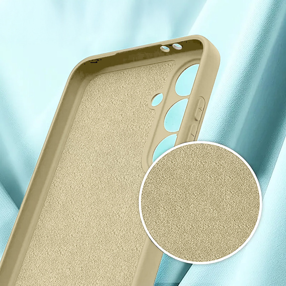 Husa pentru Samsung Galaxy A56 5G, Silicone Lite, bej