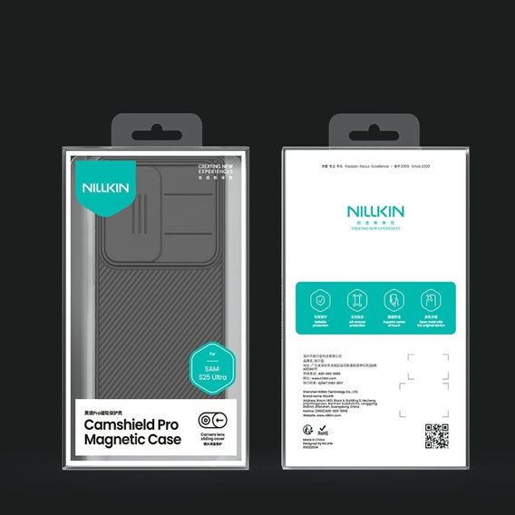 Carcasa Nillkin pentru Samsung Galaxy S25 Ultra, CamShield Pro MagSafe, negru