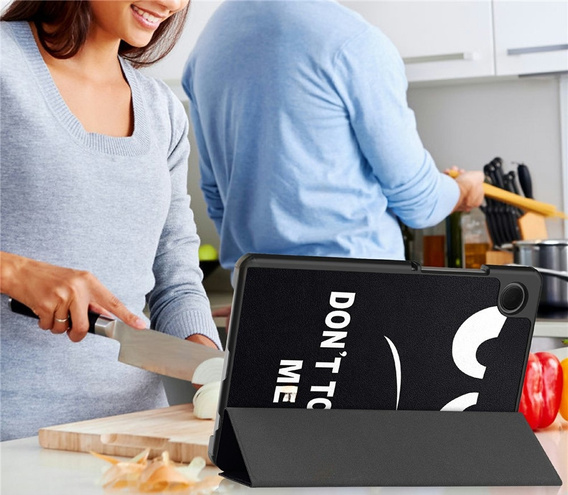 Husă inteligentă cu imprimeu pentru Samsung Galaxy Tab A11/A9