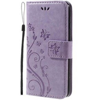 Cu clapetă pentru iPhone 7/8/SE 2020/SE 2022, Butterfly, violet