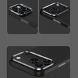 BENKS Kevlar Armor Air Carbon Fiber 600D A070 la cazul MagSafe pentru iPhone 17 Pro Max