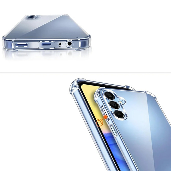 Huse pentru Samsung Galaxy A16, Dropproof, transparentă