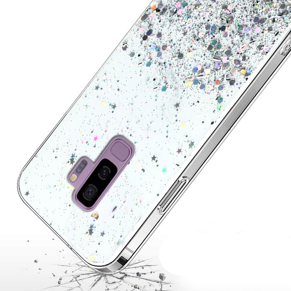 Huse pentru Samsung Galaxy S9+ Plus, Glittery, transparentă