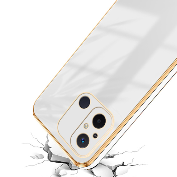 Husă pentru Xiaomi Redmi 12C, Glamour CamShield, alb