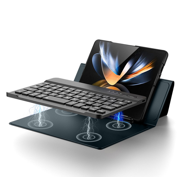 Carcasă + tastatură Samsung Galaxy Z Fold4 5G, verde