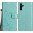 Cu clapetă pentru Samsung Galaxy A14 4G/5G, Mandala Flower, verde