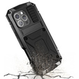 Husă blindată pentru iPhone 16 Pro, R-JUST, negru