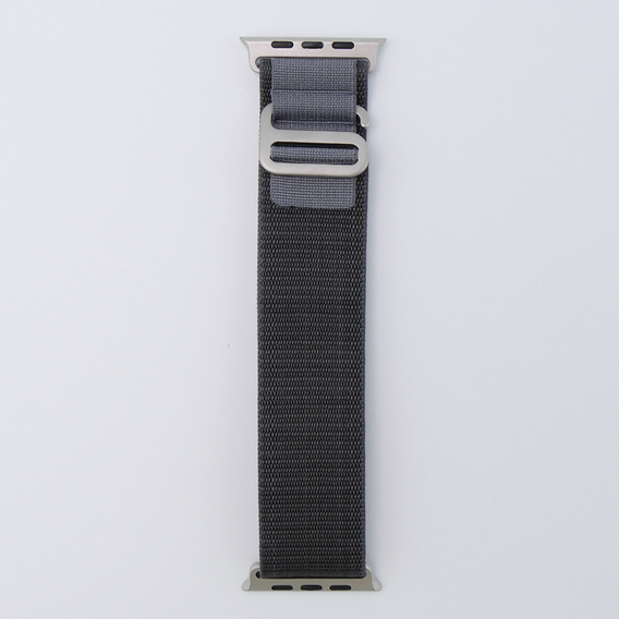 Curea din nailon pentru Apple Watch 1/2/3/4/5/6/7/8/SE/ULTRA 42/44/45/49mm, gri