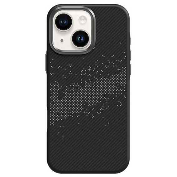 Husă pentru iPhone 14 / iPhone 13, Milky Way, gri