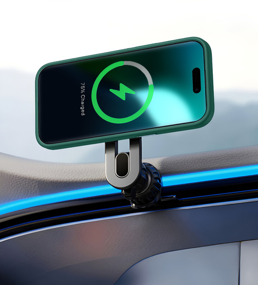 Husă pentru iPhone 16 Plus, pentru MagSafe, ERBORD Matt Case, verde + sticlă pentru ecran