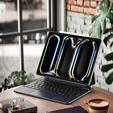 Husă pentru tastatură pentru Apple iPad Pro 11" 5th gen 2024, Dux Ducis MK Series, negru