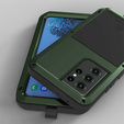 Love Mei Huse pentru Samsung Galaxy S21, armored with glass, verde