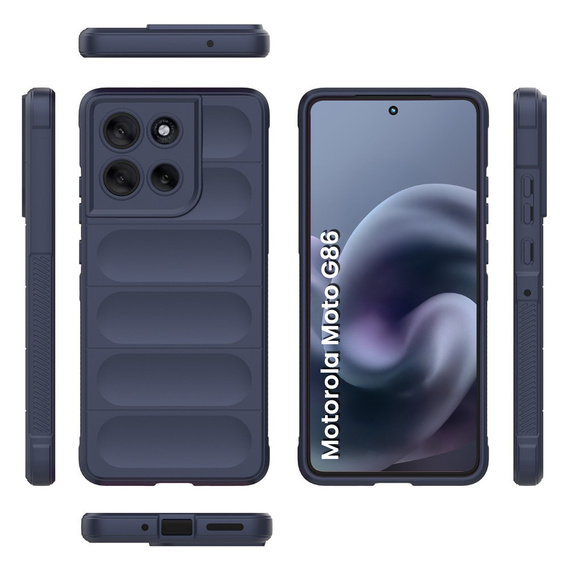 Huse pentru Motorola Moto G86 Power 5G, Gaming Shockproof, albastru închis