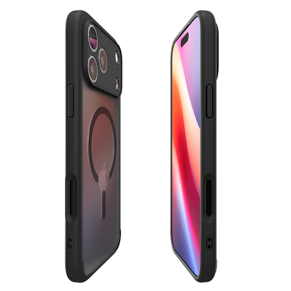 Carcasă Spigen Ultra Hybrid MagSafe pentru iPhone 17 Pro, Frost Black