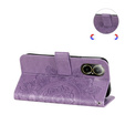 Cu clapetă pentru Realme C67, Mandala, violet