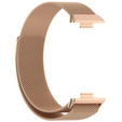 Brățară Milanese pentru Huawei Watch Fit 4 / 4 Pro / 3, aur roz