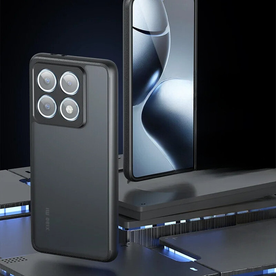 Huse pentru Xiaomi 14T Pro, Fusion Hybrid, transparent / negru