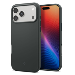 Carcasă Spigen pentru iPhone 17 Pro, Silicone Fit MagSafe, Abyss Green
