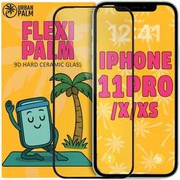 Sticlă ceramică 9D Flexi Palm pentru iPhone X / XS / 11 Pro