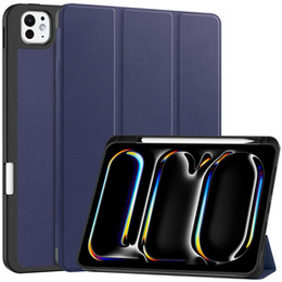 Husă pentru iPad Pro 11" 2024 (5 gen.), Smartcase cu spațiu pentru stylus, albastru închis
