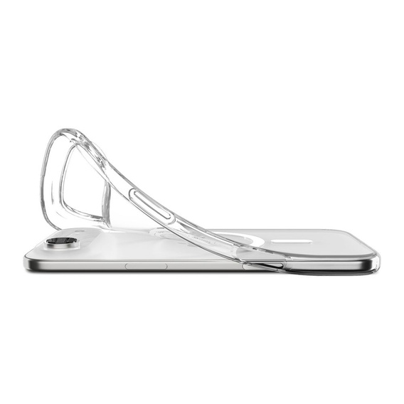 Carcasă Spigen pentru iPhone Air, Liquid Crystal MagSafe, transparentă/albă