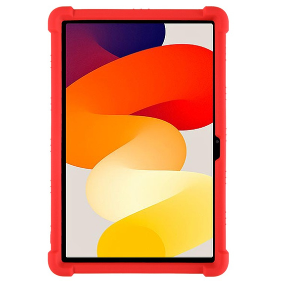 Silicon husă pentru Xiaomi Redmi Pad SE 11", Impact, armat, roșu