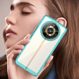 Huse pentru Realme 11 Pro 5G / 11 Pro+ 5G, Fusion Hybrid, transparent / albastru