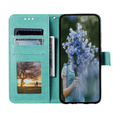 Cu clapetă pentru Xiaomi Redmi A3, Mandala, verde
