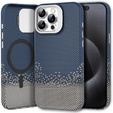 Carcasă pentru iPhone 15 Pro, cadru Kickstand, pentru MagSafe, Sand Blue