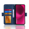 Cu clapetă pentru T Phone 3 5G, Card Slot, albastru închis