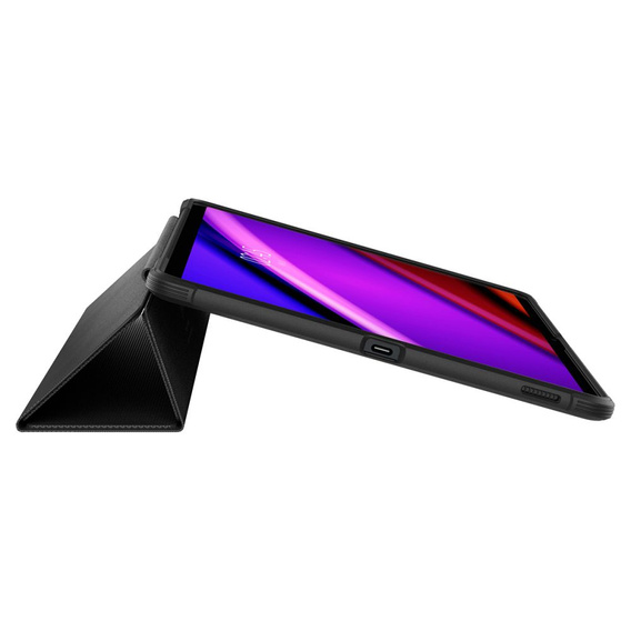 Husă SPIGEN Rugged Armor Pro pentru Samsung Galaxy Tab S9 FE+ 12.4" (X610/X616B) – Neagră