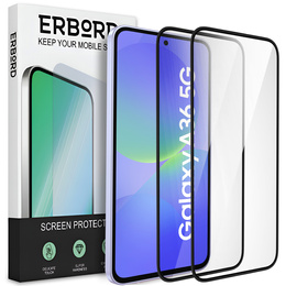 2x sticlă ceramică ERBORD Hybrid Glass pentru Samsung Galaxy A36 5G