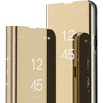 Huse pentru Samsung Galaxy M52 5G, Clear View, de aur