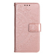 Cu clapetă pentru Xiaomi Redmi A3, Mandala, roz