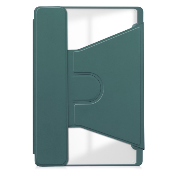 Husă pentru tastatură pentru Samsung Galaxy Tab S6 Lite 2024 / 2022 / 2020, Rotary 360° Leather, verde închis
