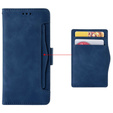 Cu clapetă pentru Samsung Galaxy A26, Card Slot, albastru închis