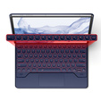 Husă tastatură pentru Samsung Galaxy Tab S10+/ S9+/ S8+/ S7+/ S7 FE, Dexnor Magnetic Keyboard Touchpad, albastru