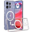 Husă pentru Motorola Edge 50 Pro, Fusion Hybrid Case, pentru MagSafe, transparentă