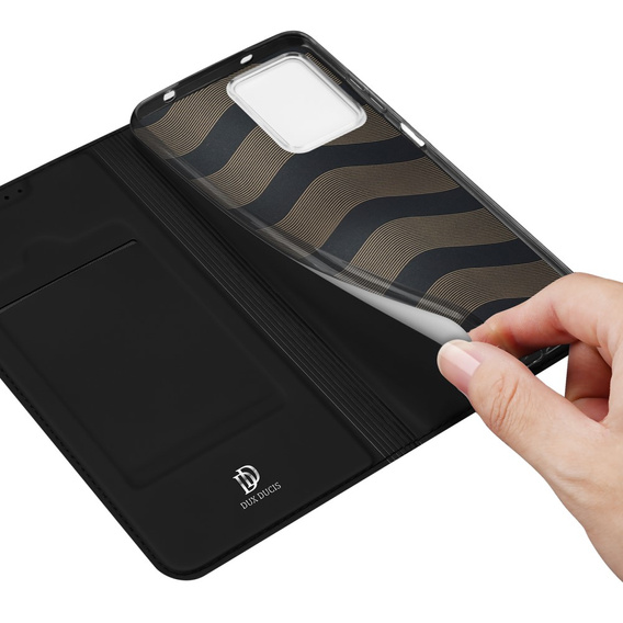 Dux Ducis Huse pentru Xiaomi Redmi Note 12 4G, Skinpro, negru
