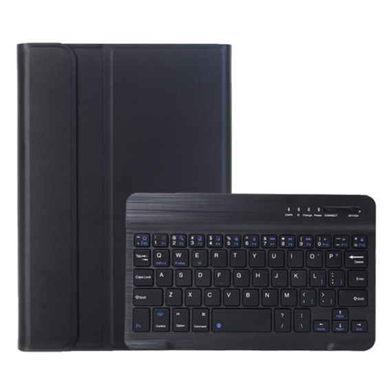 Carcasă + tastatură Samsung Galaxy Tab A9, Leather Pen Slot, negru