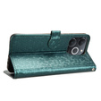 Husa cu clapetă pentru Realme Note 70T 4G, Wallet Rhombus, verde