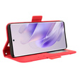 Cu clapetă pentru Infinix Zero 30 5G, Card Slot, roșu