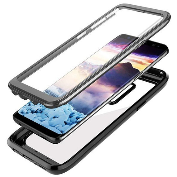 Carcasă pentru Samsung Galaxy S9+ Plus, Shockproof, cu folie, albastru