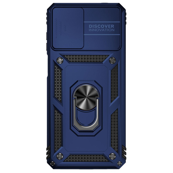 Husă blindată pentru Motorola Moto G22, CamShield Slide, albastru